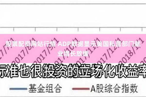 股票配资网站行情 ADP数据显示美国私营部门就业增长放缓