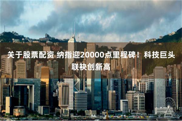 关于股票配资 纳指迎20000点里程碑！科技巨头联袂创新高