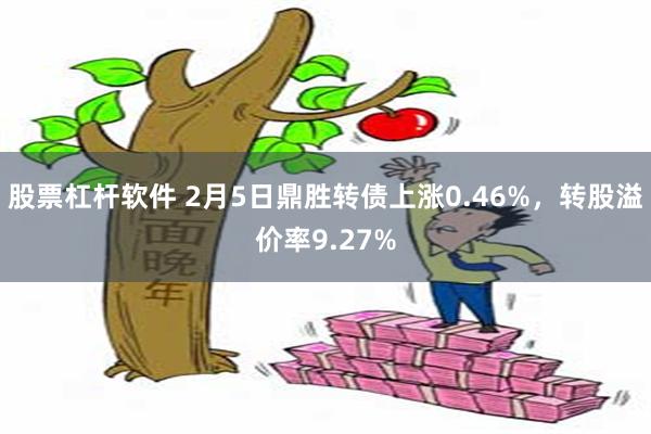 股票杠杆软件 2月5日鼎胜转债上涨0.46%，转股溢价率9.27%